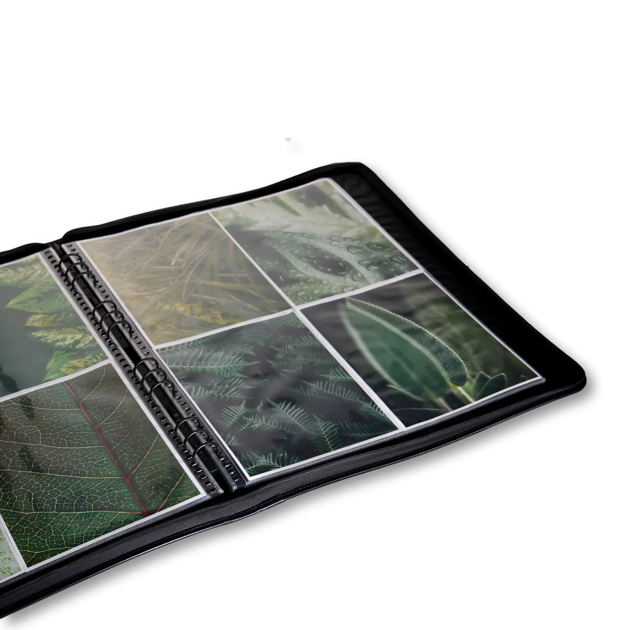 18"x24" Premium Zippered Presentation Portfolio Case - Leather Handle, Integrated Multiring Binder with 10 Archival Pages (Expandable to 30)