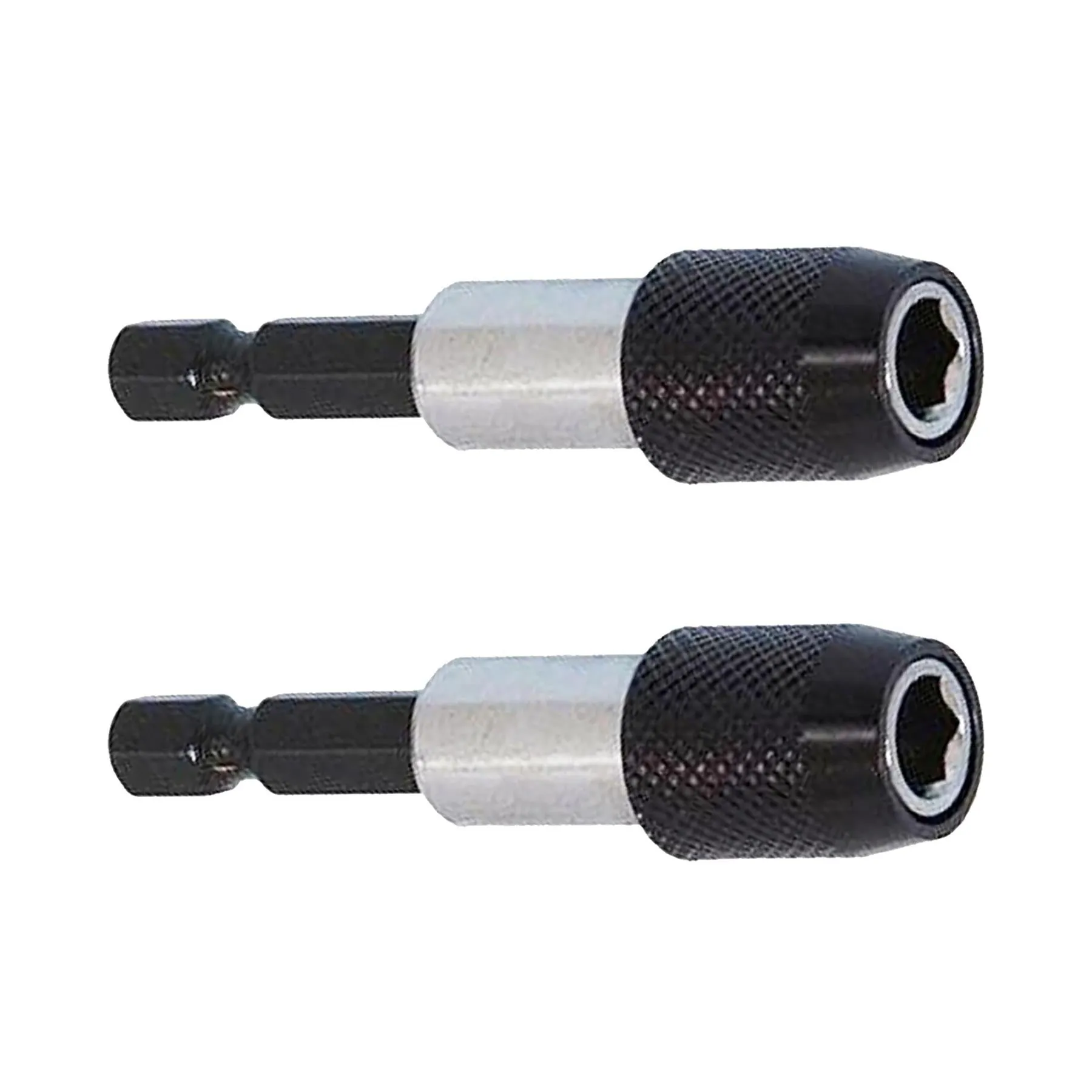 2 x Magnetic Drywall Screw Bit Holder 1/4inch Hex Shank Drill Screw 60mm Length