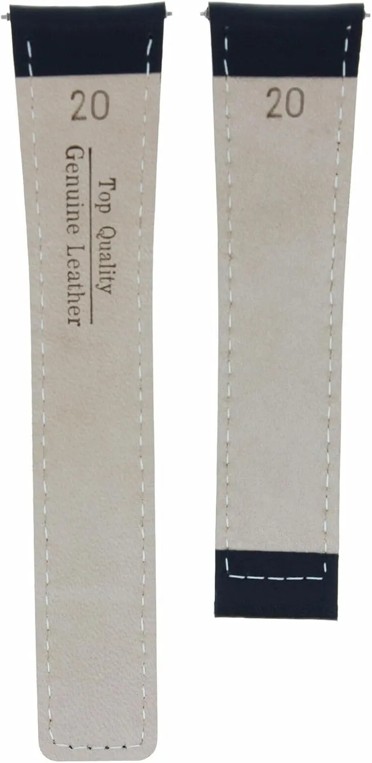 20/16MM Leather Watch Strap Band for TAG HEUER Monza Watch   Deployment Clasp