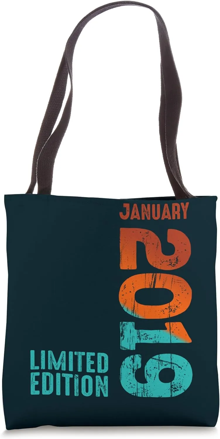 2019 Limited Edition 2019 January 2019 Year 2019 Retro 2019 Tote Bag