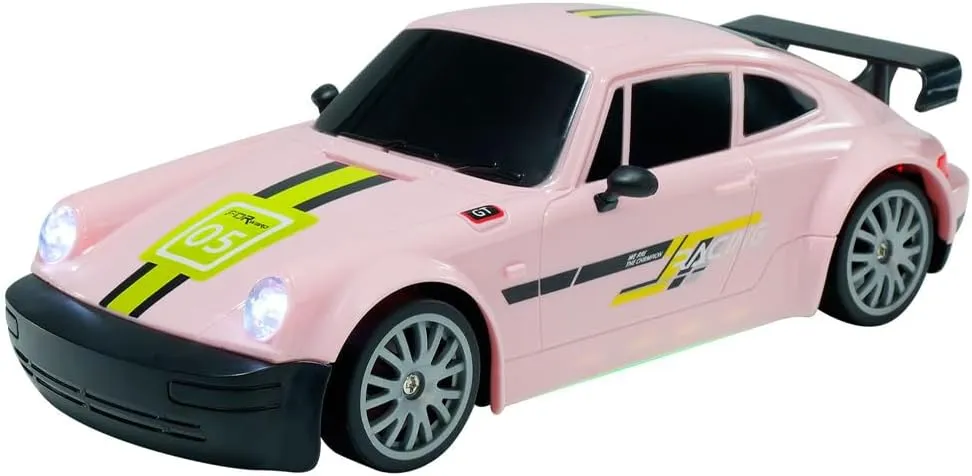 20KM/H RC Drift Car, 1:20 Scale 2.4G 4WD RC Car with LED Lights & High-Torque Motor, RC Racing Toy for Hobbyiost