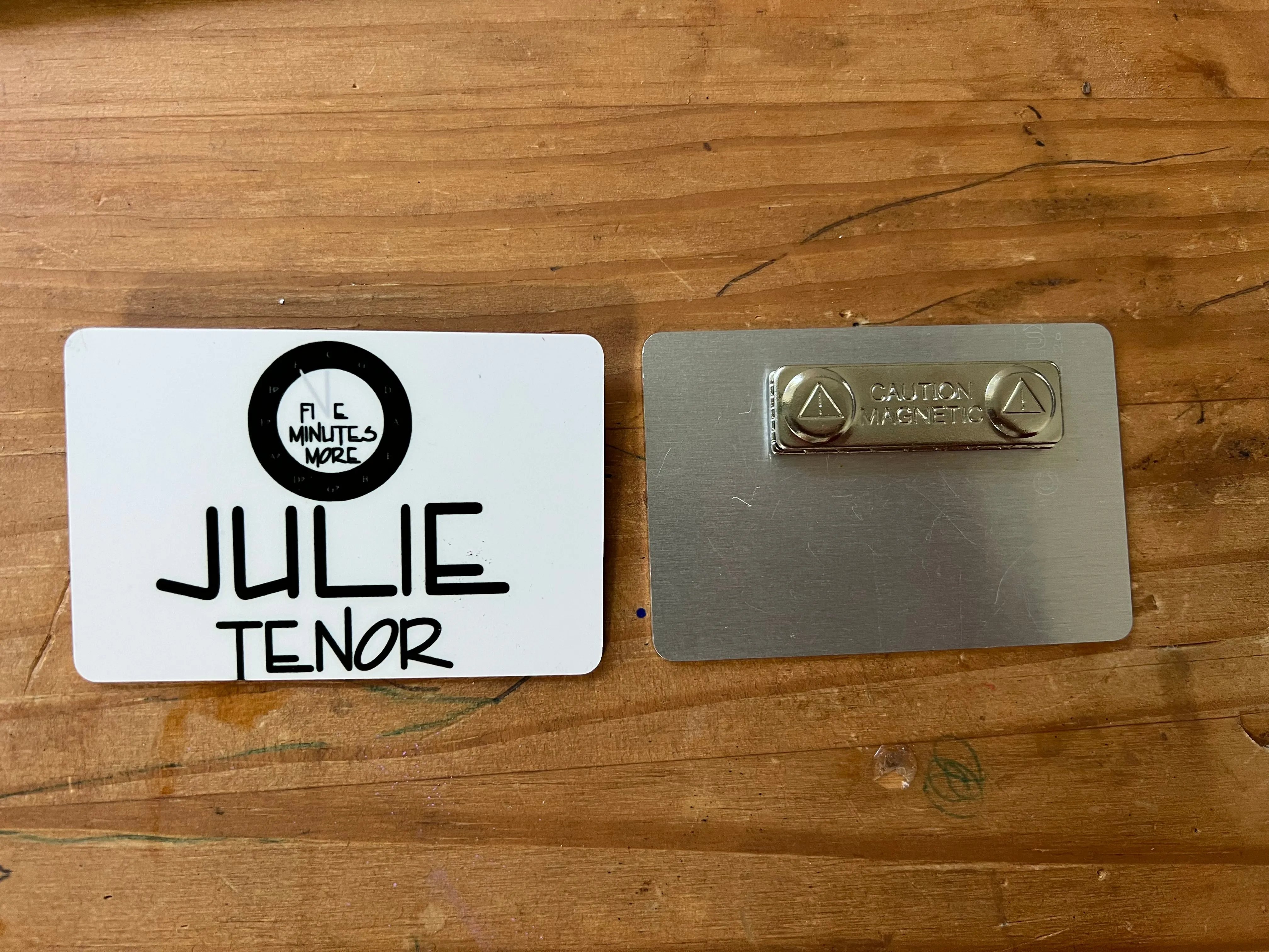 2" x 3" Custom Name Tag