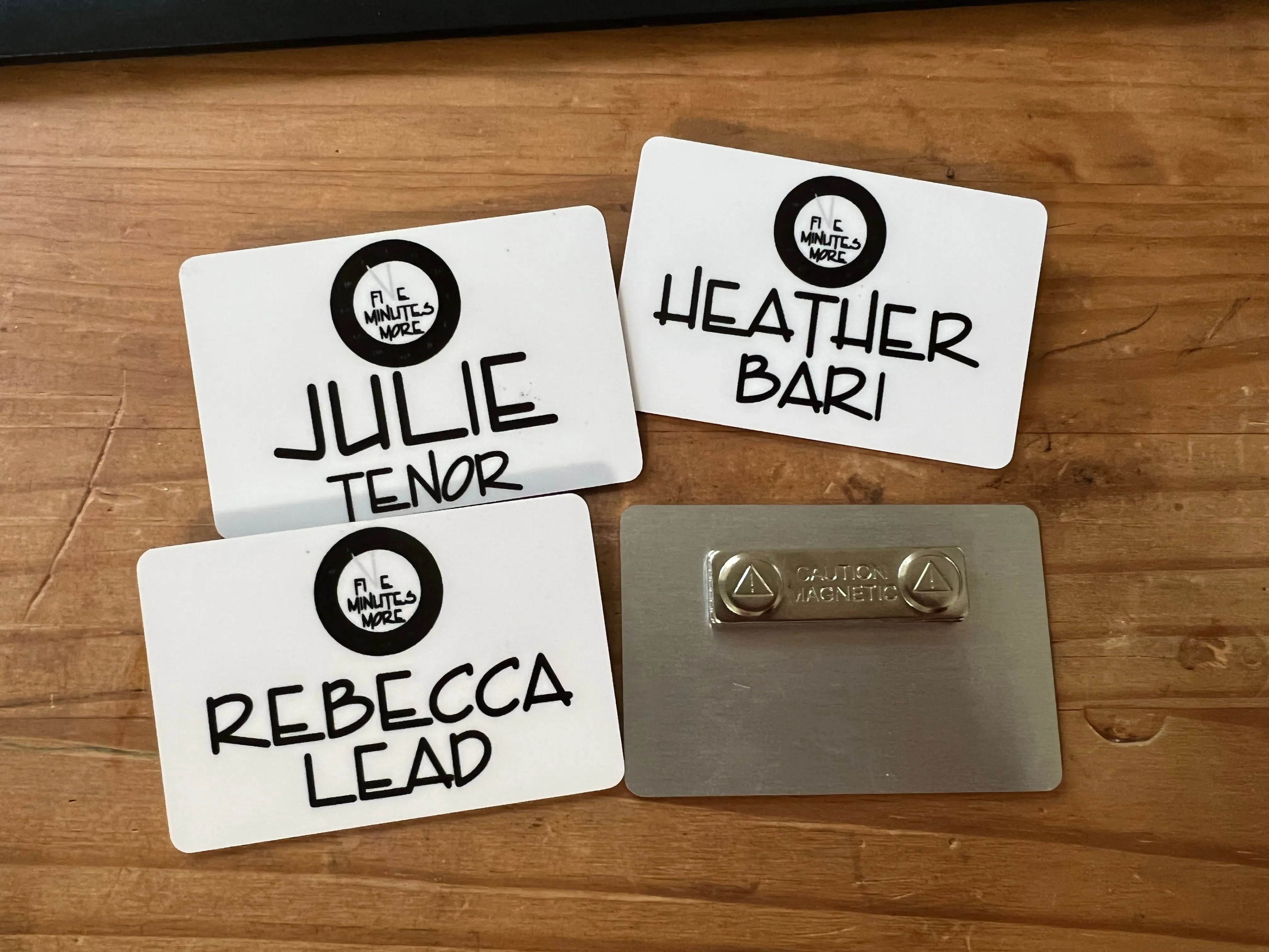 2" x 3" Custom Name Tag