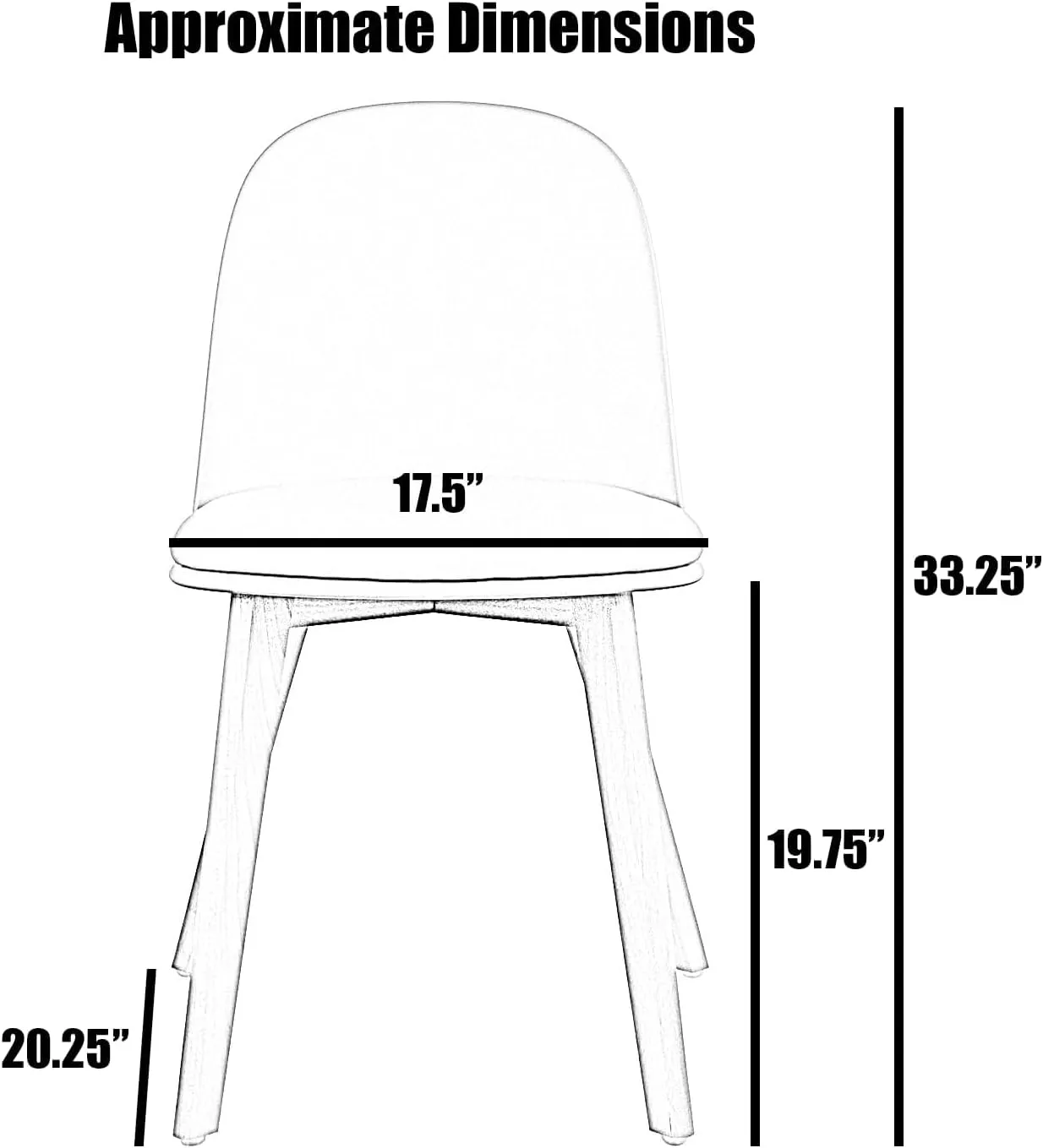 2xhome Modern Stackable Armless Dining Chair | Plastic Shell with PU Leather Cushion Padded Seat and Wooden Legs | Indoor or Outdoor Use | Home Kitchen Patio (1, Gray, Dining)
