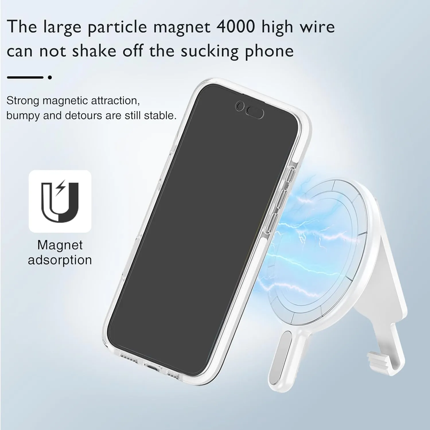 3-in-1 Magnetic Phone Holder for Belt & Bags - Compatible MagSafe Case with Phone Stand & Mirror, Strong Magnet for iPhone 16-12 Pro/Samsung, Hands-Free for Travel/Yoga/Hiking (Rose Gold)