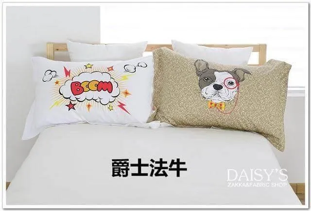 3D Cartoon Pillow Cases - Fun Cotton Decorative Covers