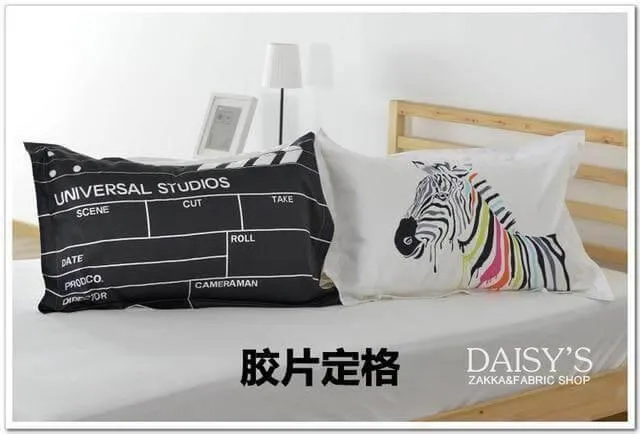 3D Cartoon Pillow Cases - Fun Cotton Decorative Covers