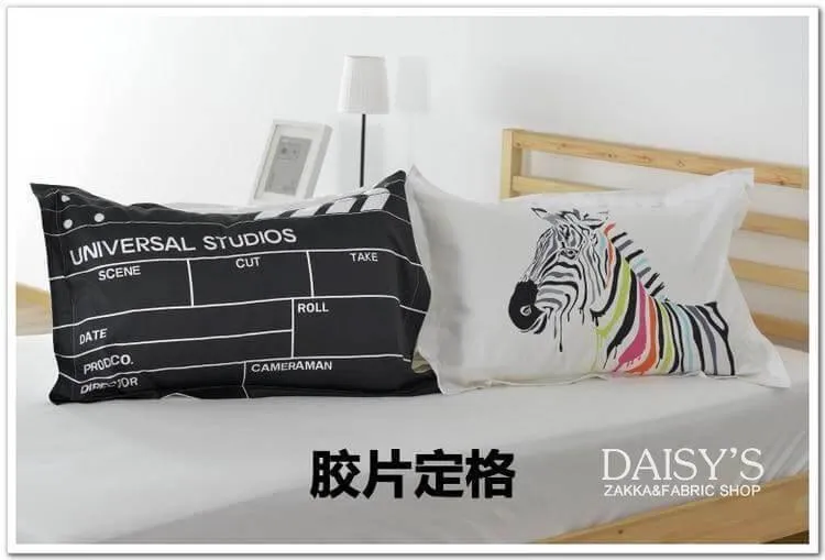 3D Cartoon Pillow Cases - Fun Cotton Decorative Covers