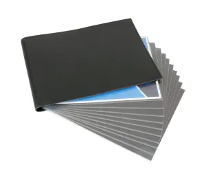 8.5" x 11" European Bonded Leather Photo Portfolio - Landscape Slim Binder with 10 Archival Pages (Expandable to 15)