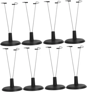 8pcs Action Figure Display Stand Versatile Organizer and Doll Holder Compact Design for Efficient Showcasing for Collectors and Aesthetic Displays