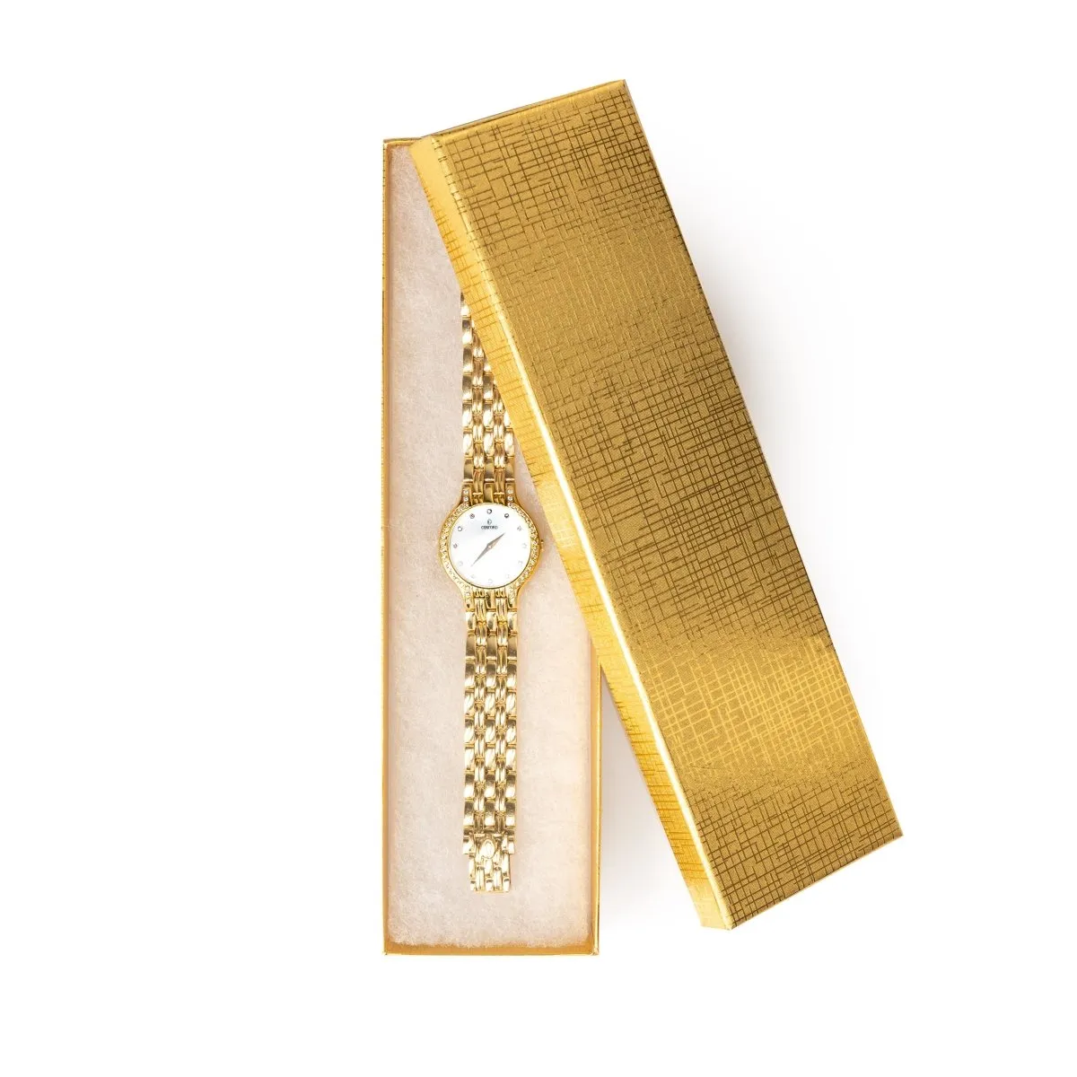8" x 2" x 0.87" Cotton Filled Watch Cardboard Box
