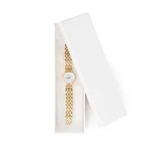 8" x 2" x 0.87" Cotton Filled Watch Cardboard Box