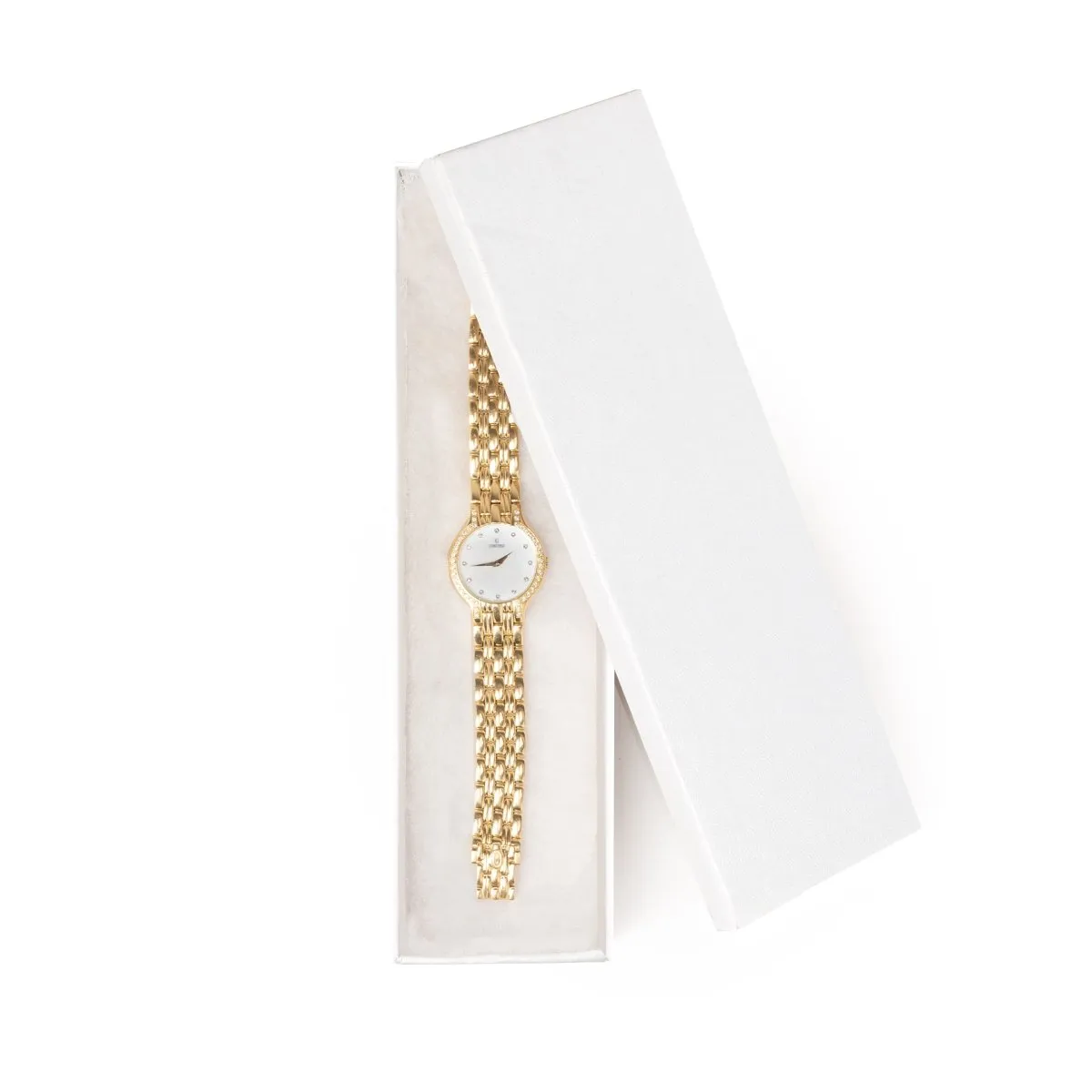 8" x 2" x 0.87" Cotton Filled Watch Cardboard Box