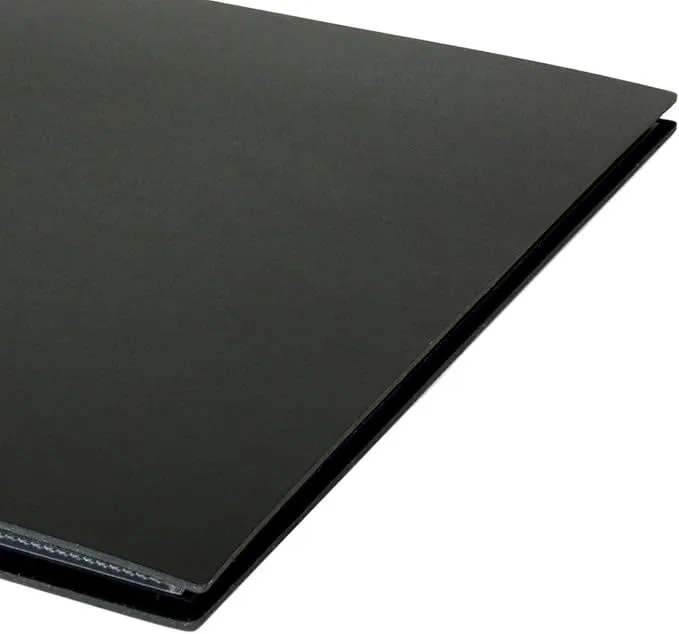 9.5" x 12.5" European Bonded Leather Photo Portfolio - Slim Binder with 10 Archival Pages (Expandable to 15)