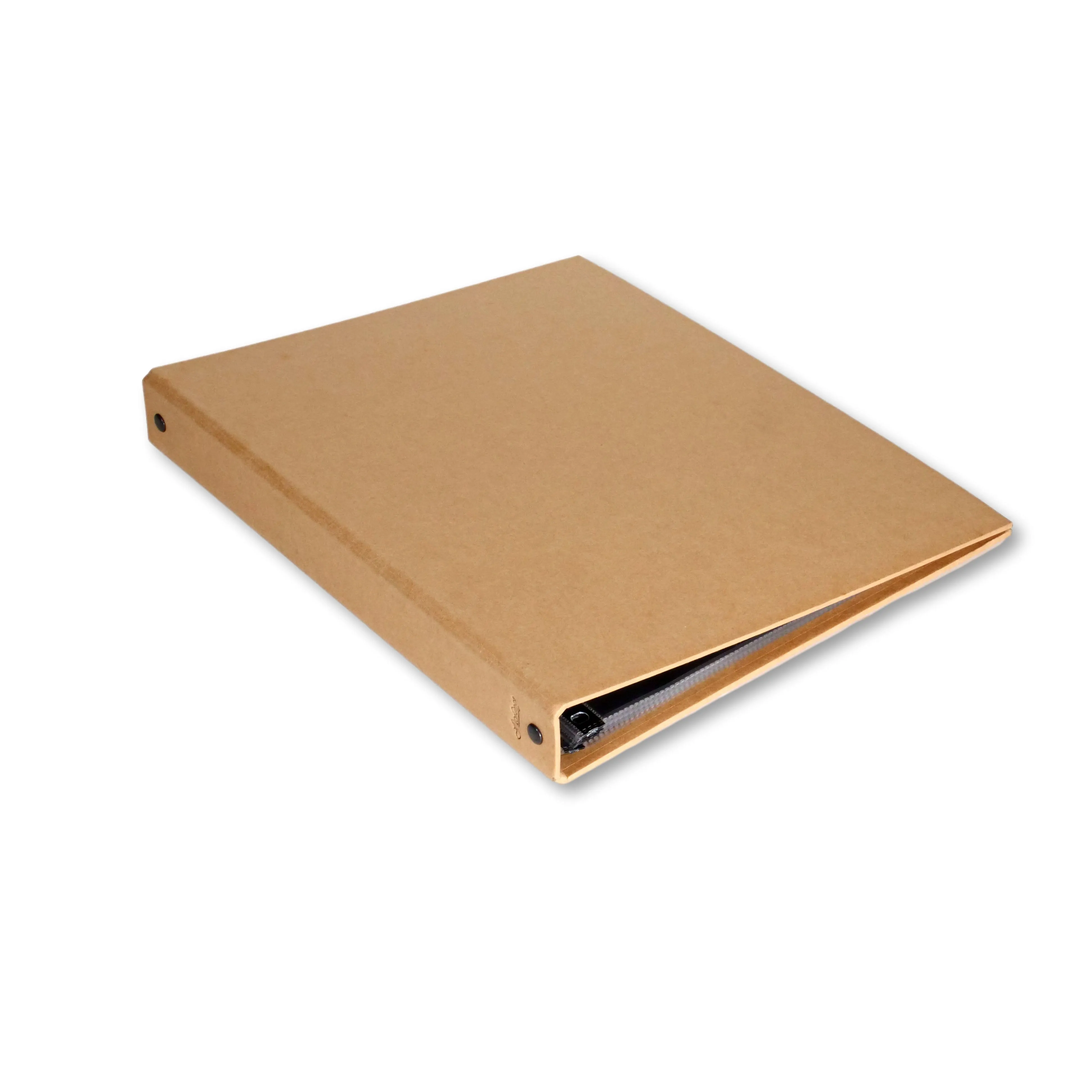 9.5" x 12.5" Recycled Paperboard Portfolio Book - Multiring Binder with 10 Archival Pages (Expandable to 30)