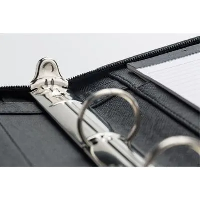 A4 PU Ring Binder Folder with Zipping