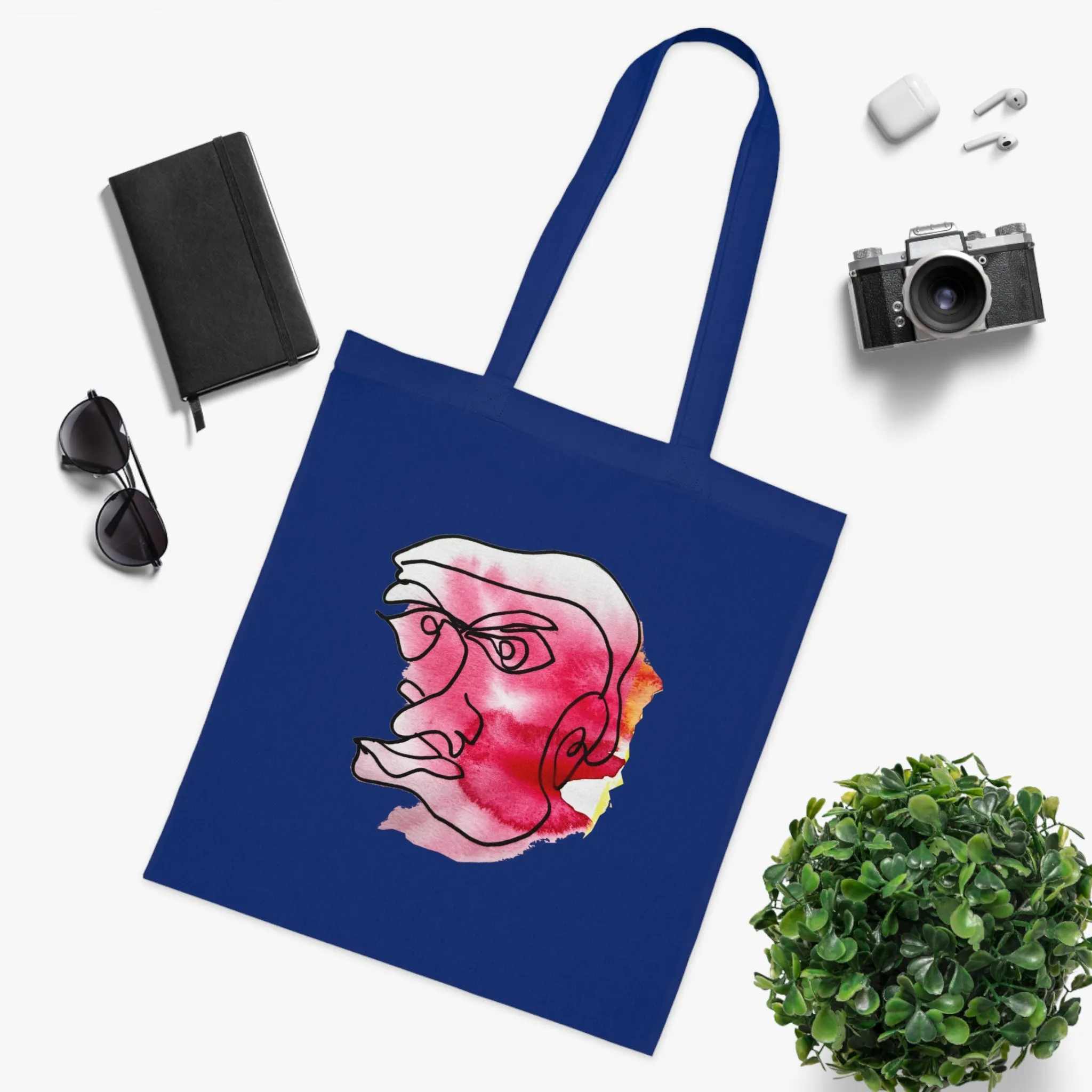 Achievable - Versatile 100% Cotton Tote: Vibrant Colors, Light & Practical