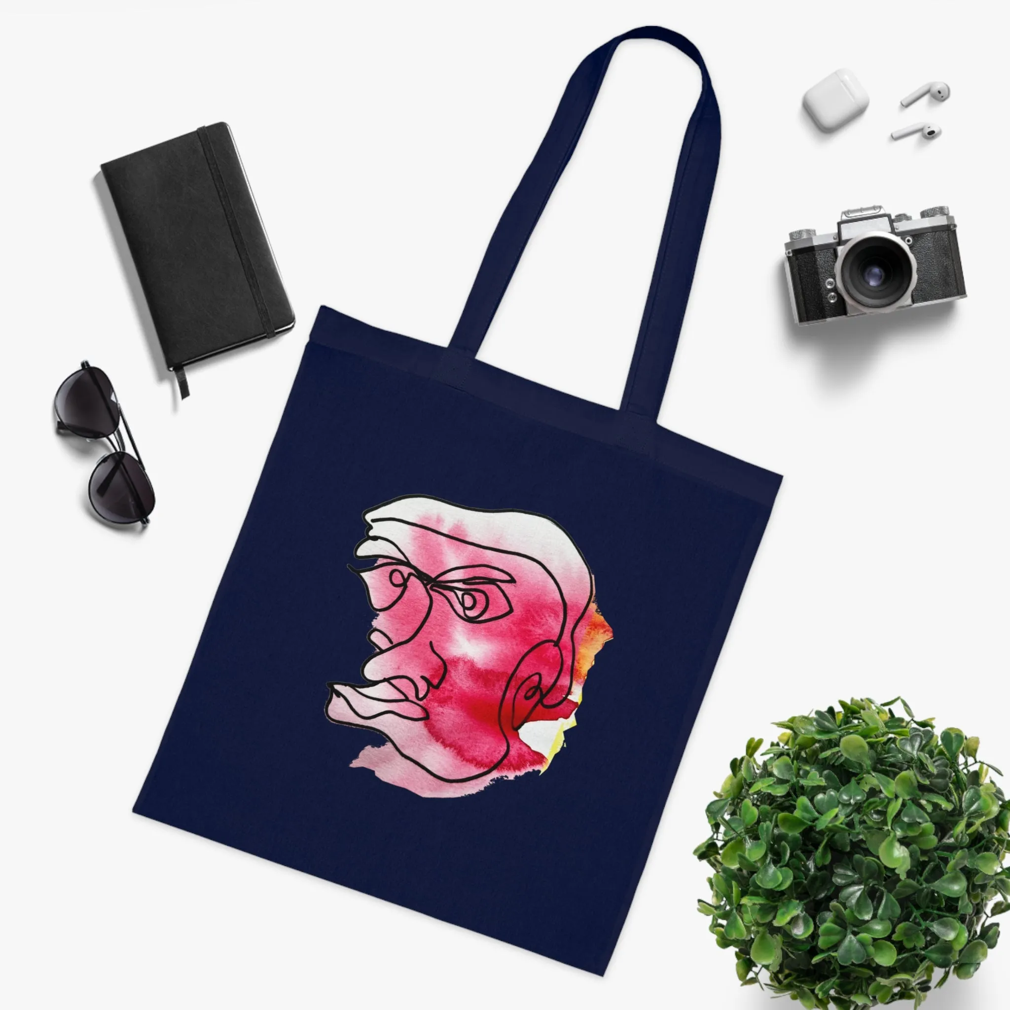 Achievable - Versatile 100% Cotton Tote: Vibrant Colors, Light & Practical
