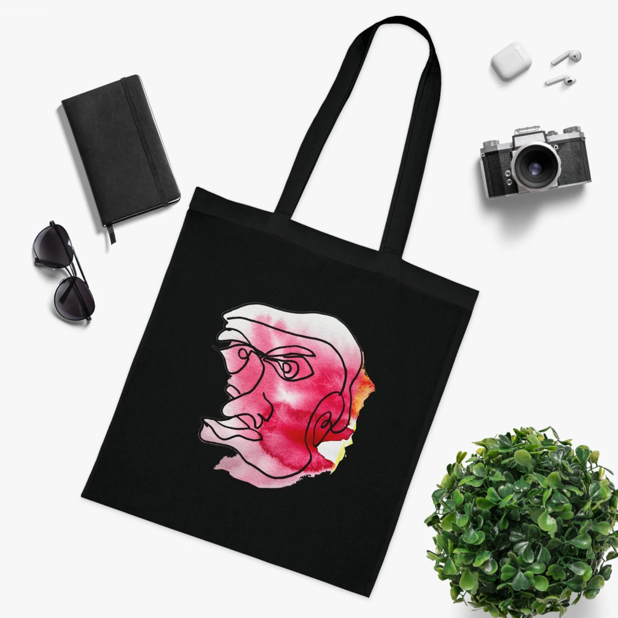 Achievable - Versatile 100% Cotton Tote: Vibrant Colors, Light & Practical