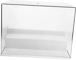 Acrylic Display Case for Collectibles Stackable Showcase Cabinet for Miniature Figures Transparent Design Effortless Setup for Dolls and Bobbleheads