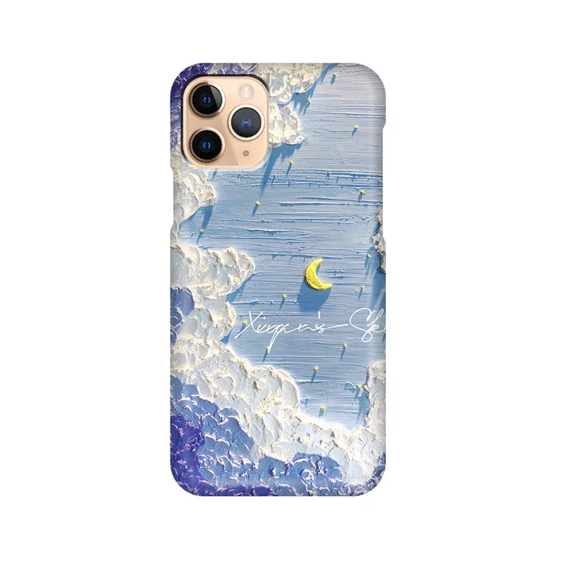 Aesthetic Sky Phone Cases with 3D-like Design