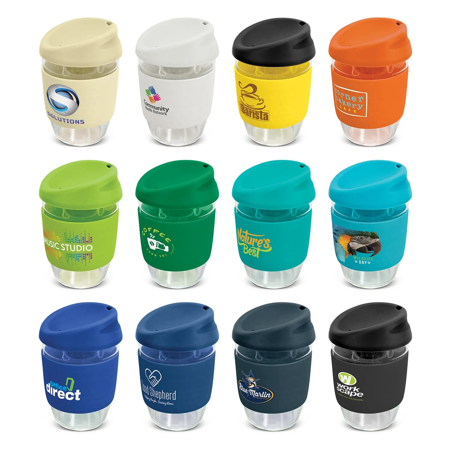Agogo Nova Cup - Borosilicate 350ml (Teal)