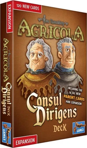 Agricola (Revised Edition) Consul Dirigens Deck Expansion | Farming Strategy Game | Advanced Board Game | Ages 12  | 1-4 Players | Avg. Playtime 90 Mins | Made by Lookout Games, Multicolor (LK0142)