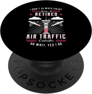 Air Traffic Control Retired Aircraft Flight Controller ATCO PopSockets Standard PopGrip