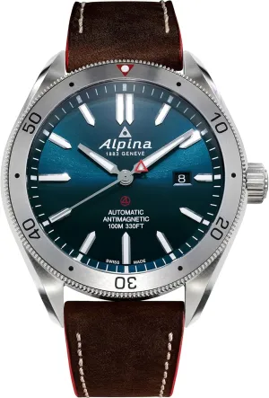 Alpina Men's AL-525NS5AQ6 Alpiner 4 Analog Display Automatic Self Wind Brown Watch