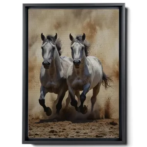 Animal Pictures Wall Art, Desert Running Horses Painting Picture Print on Canvas, Modern Wall Decor, Wildlife Wall Art, Animal Wall Decor, Horses Art Print, Wall Hang, Decor