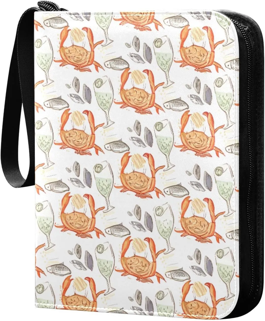 Animals Card Binder 4 Pockets, 400 Pockets Trading Card Binder Removable Card Albums Card Holder for Games, Sports, Football, Baseball Cards