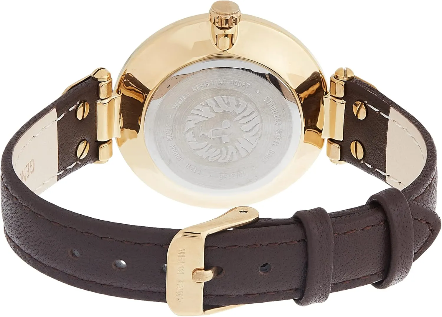 Anne Klein Women's Leather Strap Watch