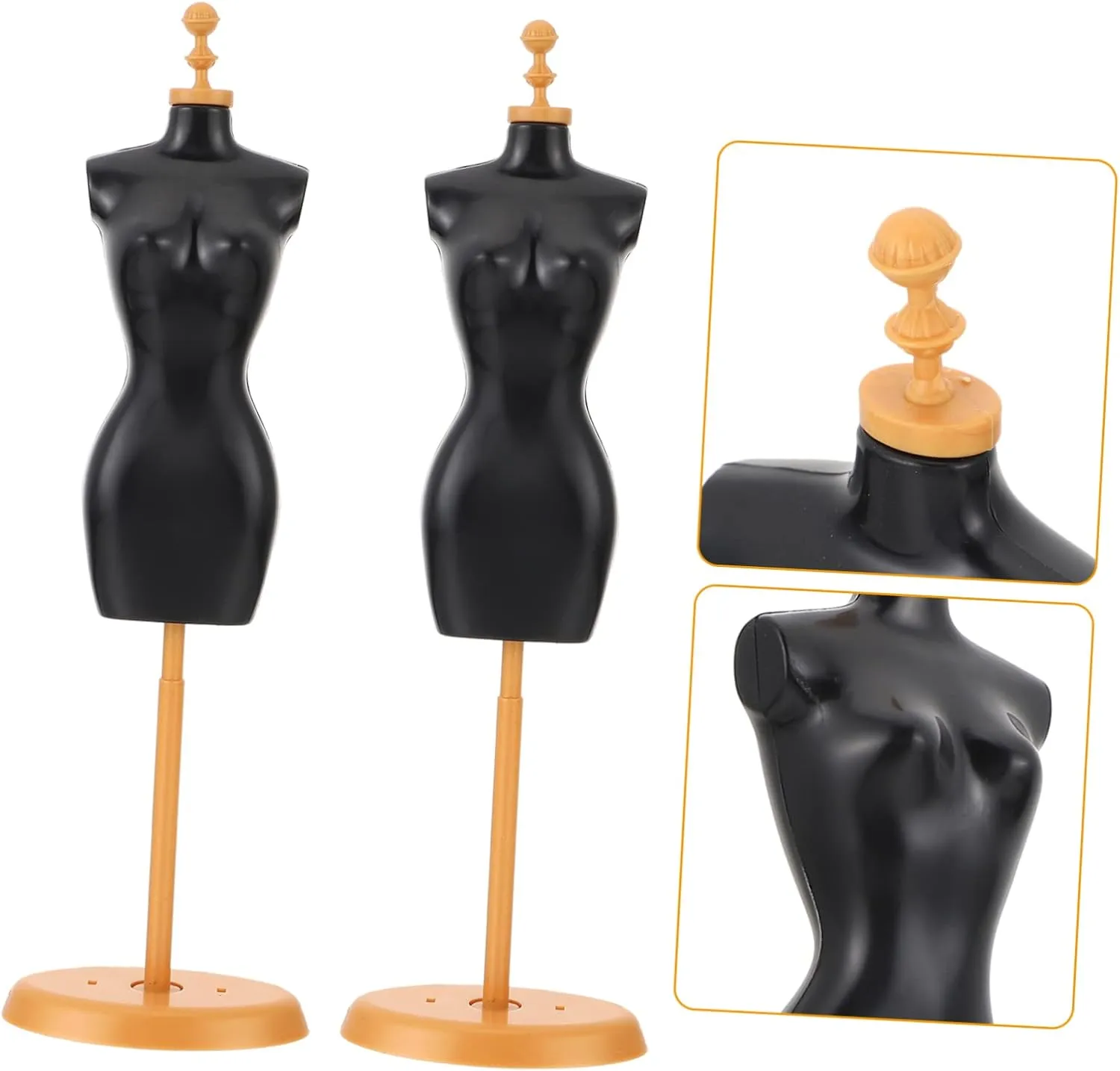 Artibetter 10 Pcs Model Stand Doll Dress Manikin Jersey Form Doll Display Holder Aew Action Figures Jersey Hanger Mini Accessories Mini Mannequin Support Plastic Crafting Supplies Doll House