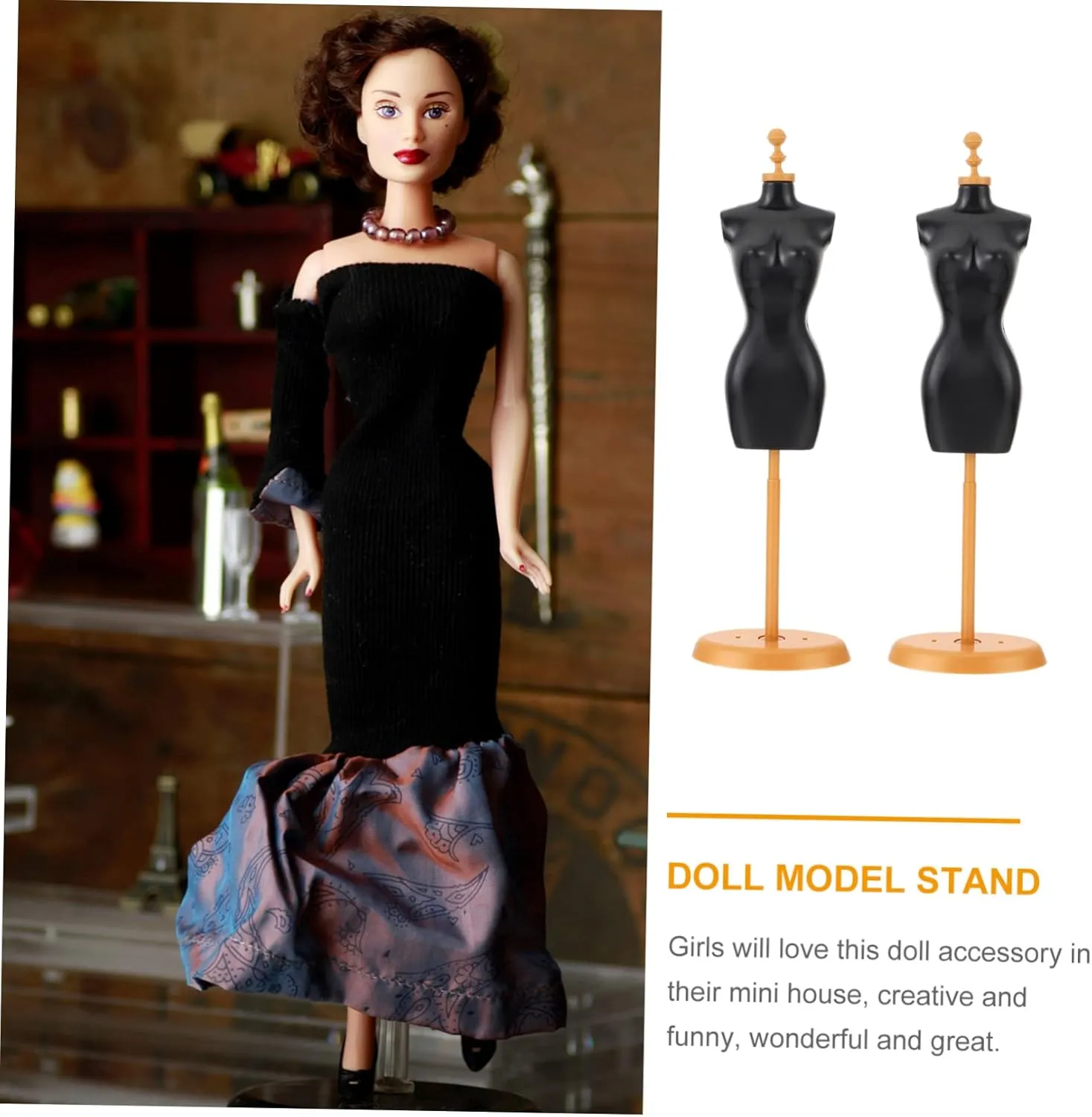 Artibetter 10 Pcs Model Stand Doll Dress Manikin Jersey Form Doll Display Holder Aew Action Figures Jersey Hanger Mini Accessories Mini Mannequin Support Plastic Crafting Supplies Doll House