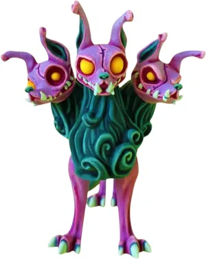 Articulated Cerberus Figurine – Mythical Beast Desk Fidget for Teens & Adults – Stress Relief & Collectible – 3D Printed in Canada