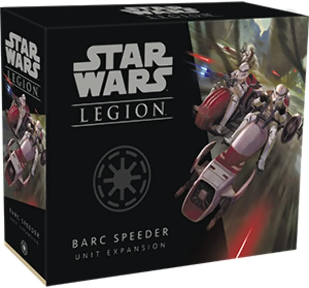Asmodee Star Wars: Legion BARC Speeder Unit Expansion - Swift and Versatile Speeder Bikes! Tabletop Miniatures Strategy Game for Kids & Adults, Ages 14 , 2 Players, 3 Hour Playtime