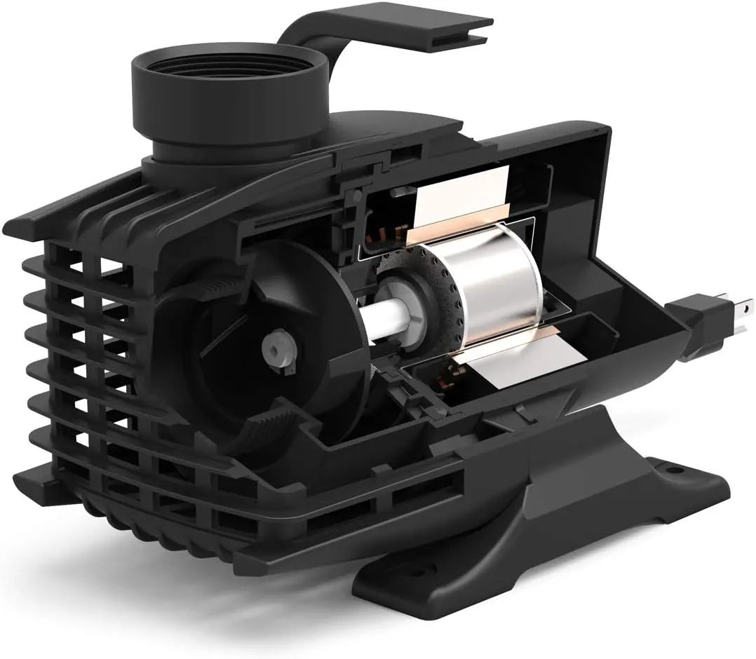 Atlantic Water Gardens TT3000 Energy Efficient Pond & Waterfall Pump, TidalWave3 AsynchronousPump 3000 GPH, Black