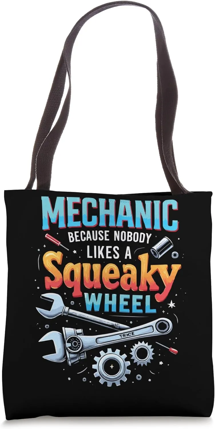 Auto Mechanic Funny Workshop Mechanical Engineering Tote Bag