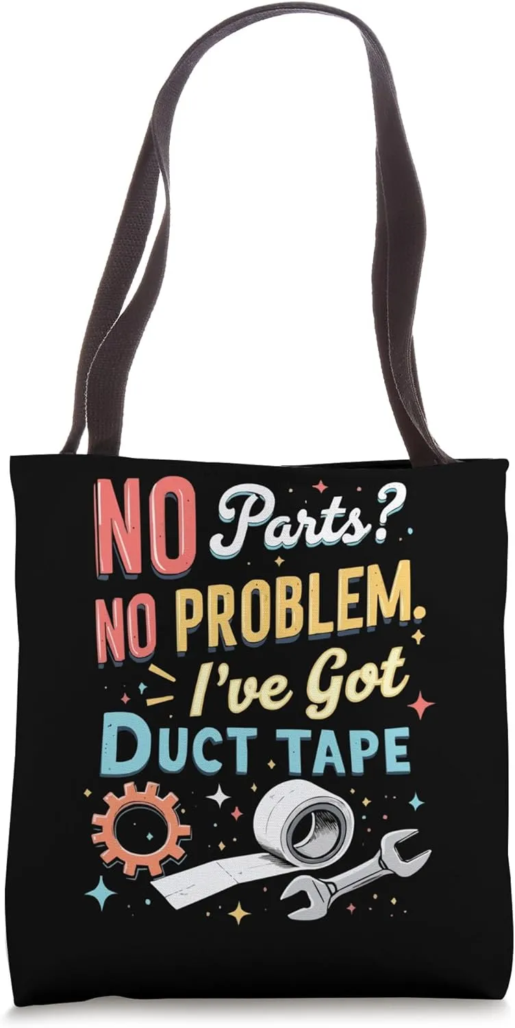 Auto Mechanic Funny Workshop Mechanical Engineering Tote Bag