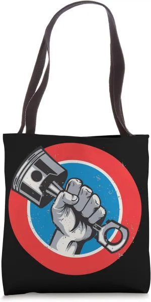 Auto Mechanic Piston Workshop Garage Vehicle Car Tuning Gift Tote Bag