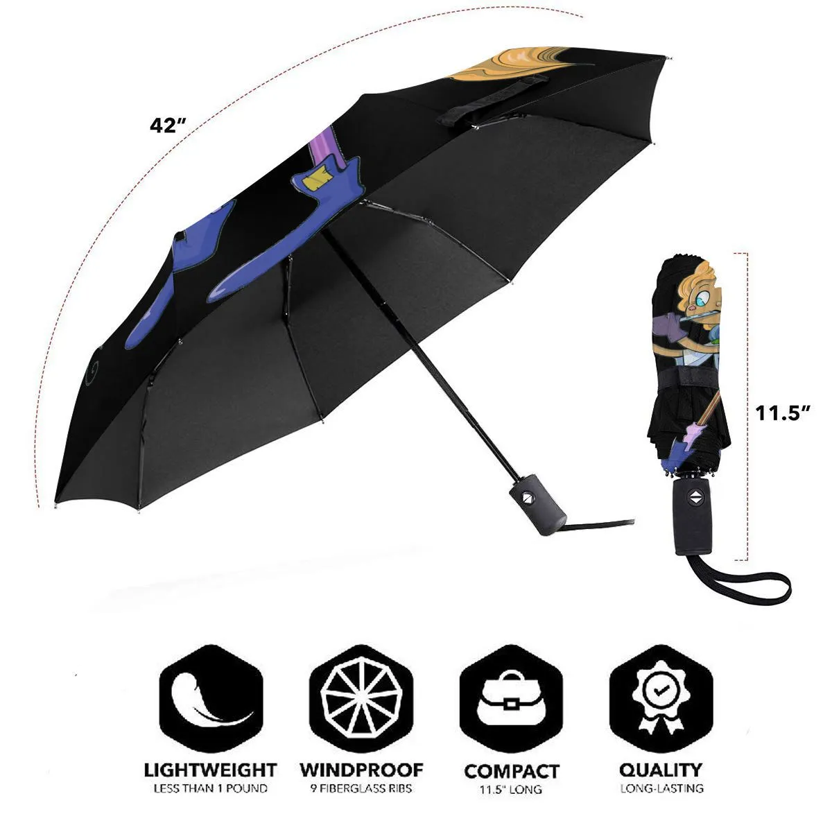 Automatic Tri-fold Umbrella 418075832 Reliable shipping Lightweight