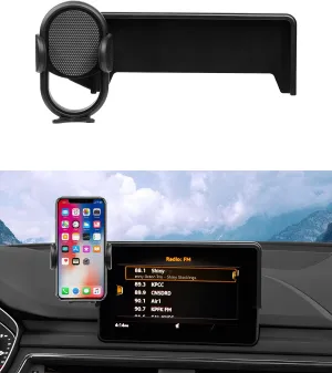 Autorder Custom Fit for Car Phone Holder 2017-2019 Audi A4/2019-2020 Q5 Accessories Phone Mount 7" Screen Cell Phone Automobile Cradles Hands-Free 360 Degree Rotation