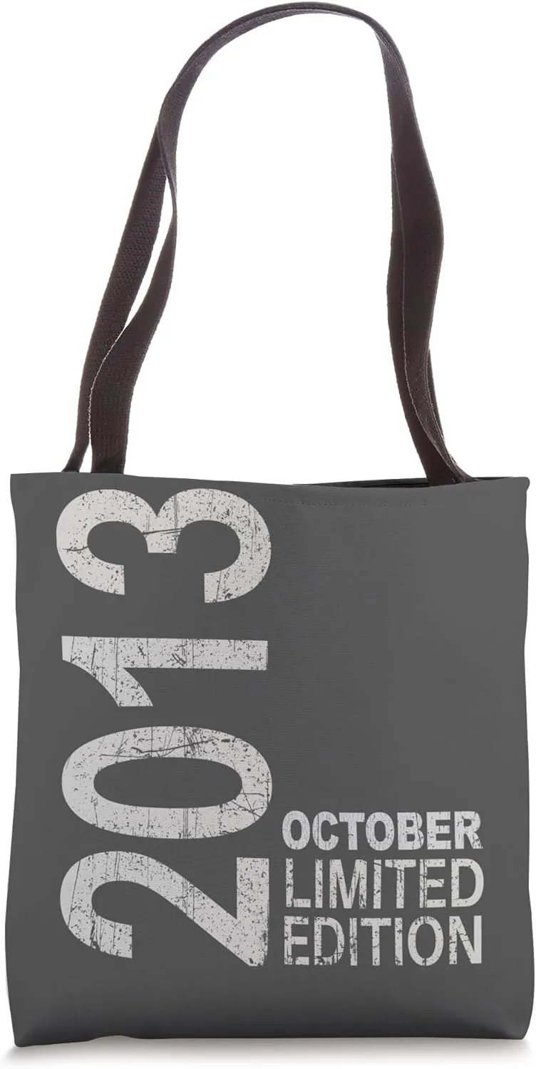 Awesome October 2013 Vintage 2013 Retro Aesthetic Since 2013 Tote Bag