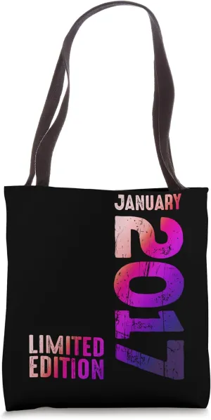 Awesome Year 2017 January 2017 Since 2017 Retro 2017 Tote Bag