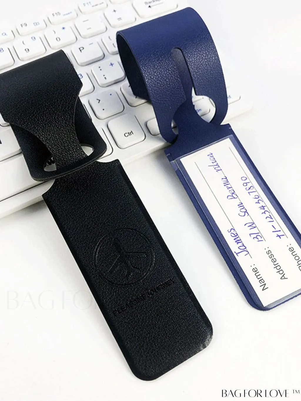 BagForLove - Compact Anti-loss Travel Tag: Luggage & Boarding Pass Holder with Small Pendant Name Tag