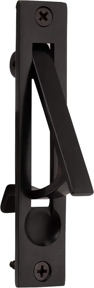 Baldwin Estate 0465.102 Narrow Solid Forged Brass Edge Pull in Oil Rubbed Bronze