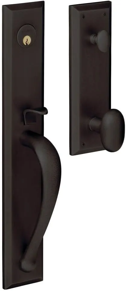 Baldwin Hardware 6403.102.ENTR Handle Set