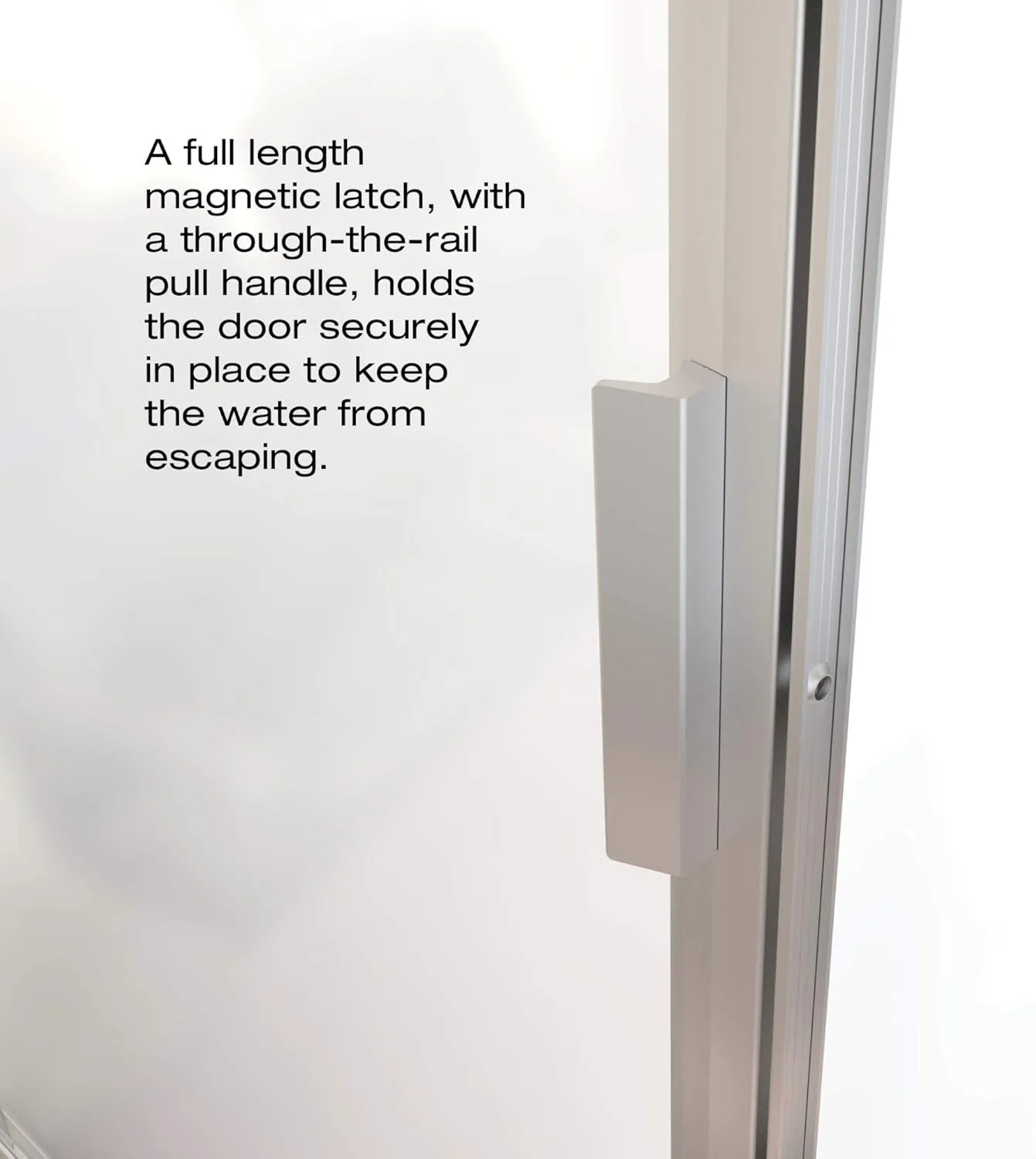 Basco Shower Door Basco SOPN00A2963CLBN Sopora Single Swing Shower Door, Brushed Nickel, 27.25-29 in. Wide x 63.5 in. high, Clear Glass