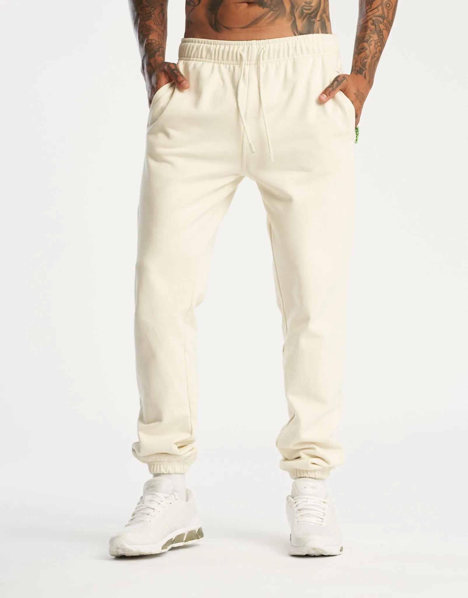 Basic Joggers - Cream