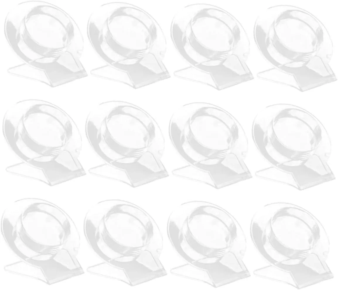 Beaupretty 12PCS Clear Acrylic Bracelet Display Stands Elegant Jewelry Organizer Rack for Showcase Home Storage Durable Bangle Holder for Vendors Personal Collections